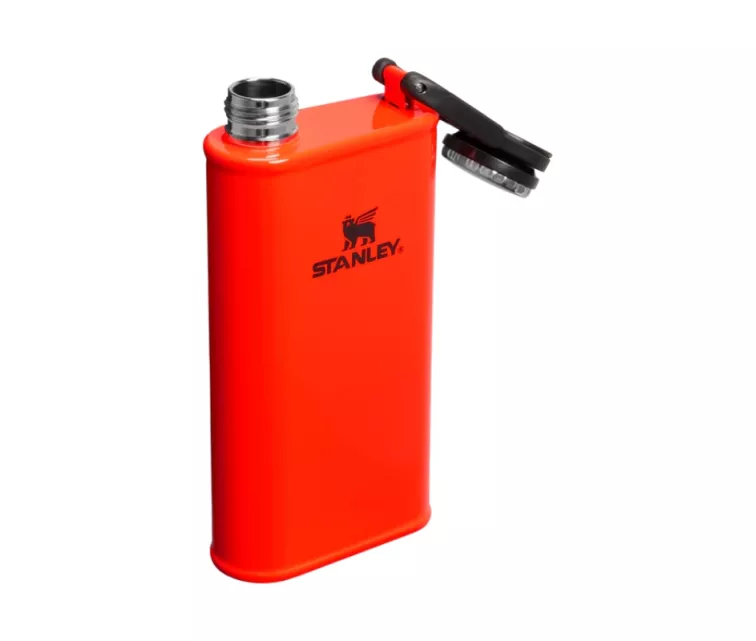 The Easy-Fill Wide Mouth Flask 0.23L bright orange