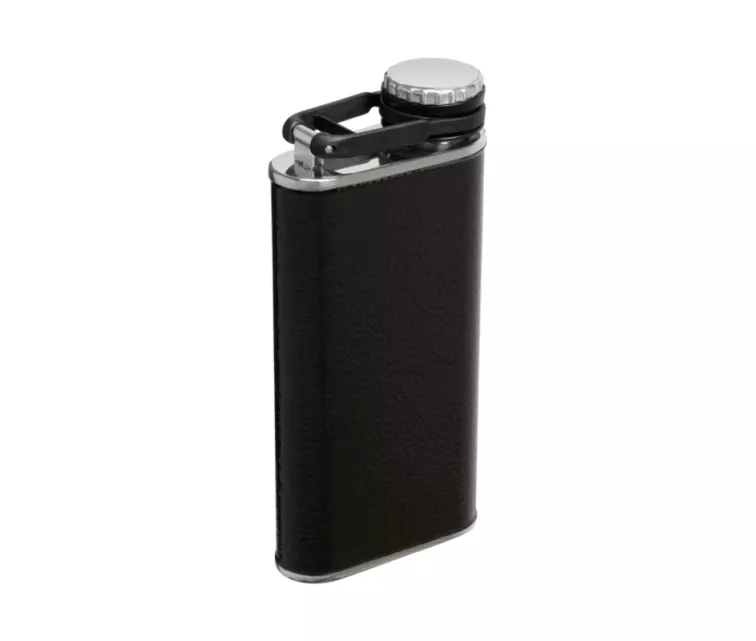 Lengvai užpildoma plačiaburnė termoso kolba, 0,23 l, juoda