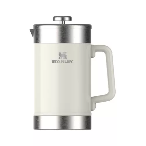 Термос для кофе Stay-Hot French Press объемом 1,4 л в глянцевом кремовом цвете