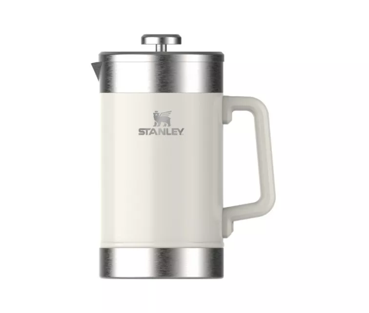 Blizgios kreminės spalvos kavos termosas Stay-Hot French Press 1,4 l