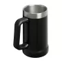 Alaus bokalas „The Big Grip Beer Stein“ 0,7 l, juodas