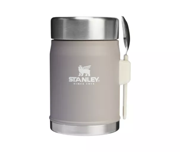Termoss ēdienu The Legendary Food Jar + Spork 0,4L gaiši pelēks 2.0