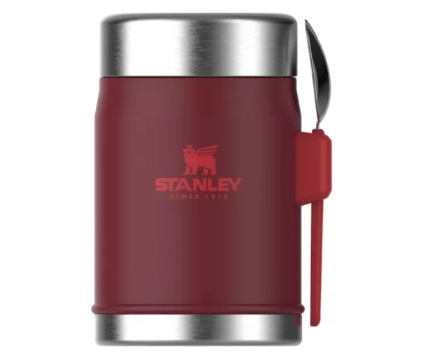Thermos food The Legendary Food Jar + Spork 0.4L dark red