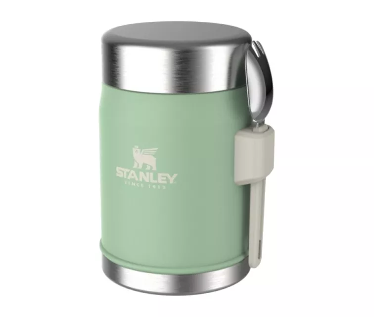 Термос пищевой The Legendary Food Jar + Spork 0,4 л фисташкового цвета