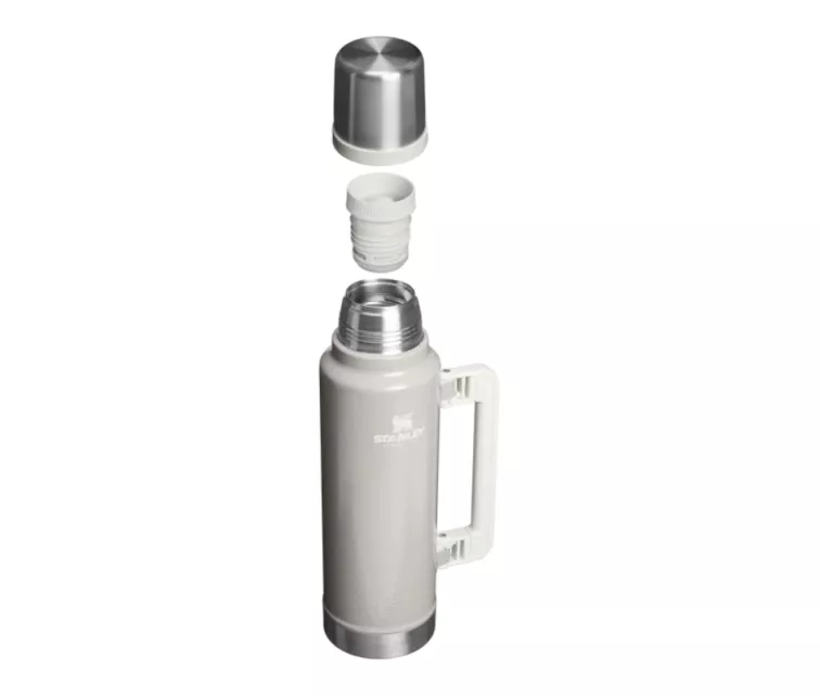 Термос «Легендарная классическая бутылка» 1,4 л, светло-серый.