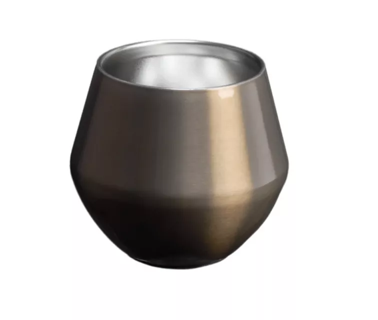 „The Lifted Spirits“ 2 viename kokteilių stiklinė, 0,42 l, metalo rudos spalvos