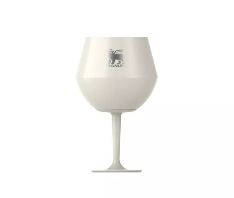The Lifted Spirits 2-in-1 Cocktail Glass 0.42L in glossy cream color