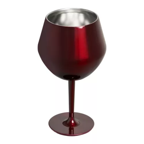 Термостакан для коктейлей The Lifted Spirits 2-в-1, 0,42 л, глянцевый бордовый