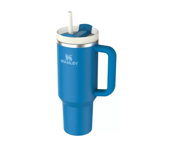 Термокружка с трубочкой The Quencher H2.O FlowState Tumbler 1.18L синяя