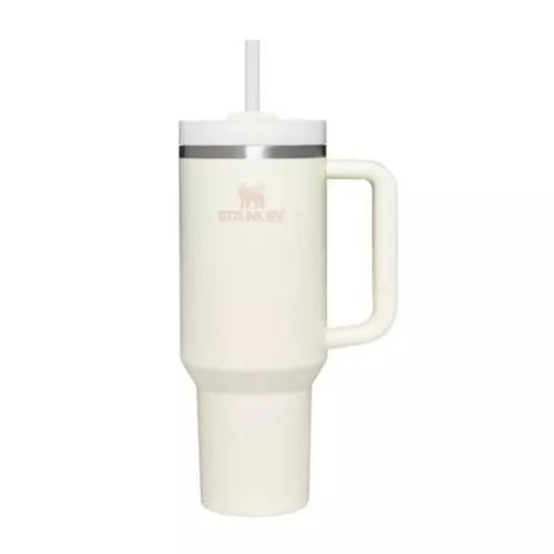 Thermo mug with straw The Quencher H2.O FlowState Tumbler 1.18L in cream