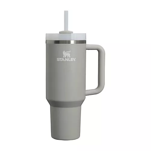 Thermal mug with straw The Quencher H2.O FlowState Tumbler 1.18L light grey