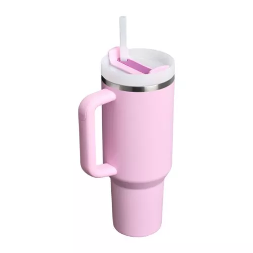 Thermo mug with straw The Quencher H2.O FlowState Tumbler 1.18L pink