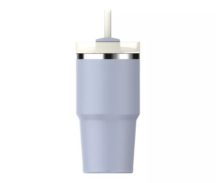 Термокружка с трубочкой The Quencher H2.O FlowState Tumbler 0.6 л, светло-голубая