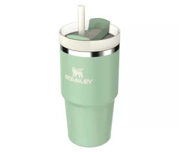 Термокружка с трубочкой The Quencher H2.O FlowState Tumbler 0.59L фисташкового цвета