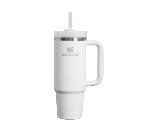 Термокружка с трубочкой The Quencher H2.O FlowState Tumbler 0.89L белая