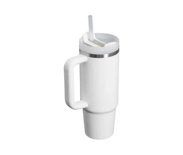Термокружка с трубочкой The Quencher H2.O FlowState Tumbler 0.89L белая