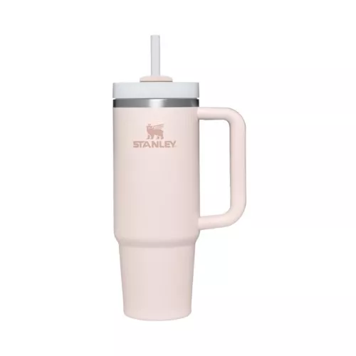 Thermos mug with straw The Quencher H2.O FlowState Tumbler 0.89L light pink 2.0