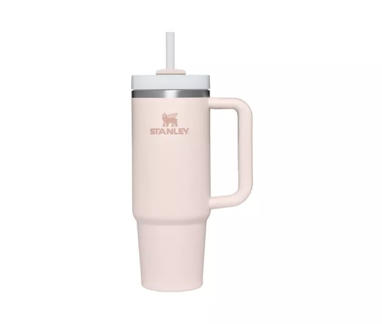Thermos mug with straw The Quencher H2.O FlowState Tumbler 0.89L light pink 2.0