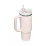 Thermos mug with straw The Quencher H2.O FlowState Tumbler 0.89L light pink 2.0