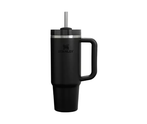 Termosinis puodelis su šiaudeliu The Quencher H2.O FlowState Tumbler 0.89L juodas 2.0