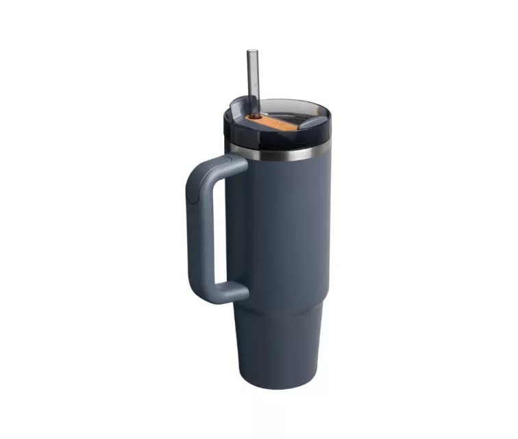 Termospuodelis su šiaudeliu The Quencher H2.O FlowState Tumbler 0.89L pilkas