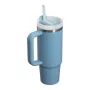 Thermos mug with straw The Quencher H2.O FlowState Tumbler 0.89L blue-violet