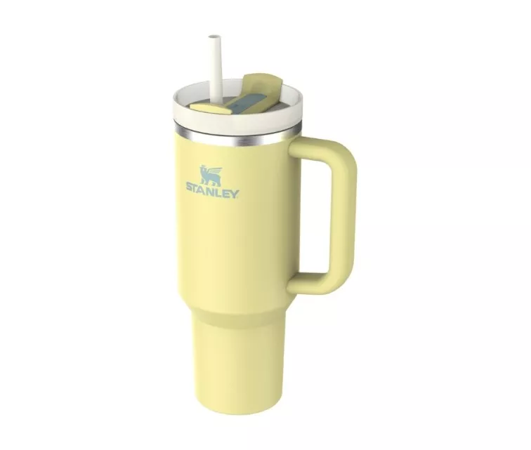 Õlekõrtega termokruus The Quencher H2.O FlowState Tumbler 1,18L pomelo kollakasroheline