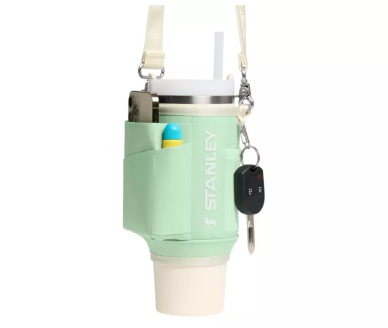 Pārnēsāšanas somiņa termokrūzei ar salmiņu The All-Day Quencher Carry-All 0,89L pistāciju krāsā