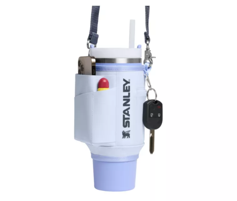 Pārnēsāšanas somiņa termokrūzei ar salmiņu The All-Day Quencher Carry-All 0,89L gaiši zila