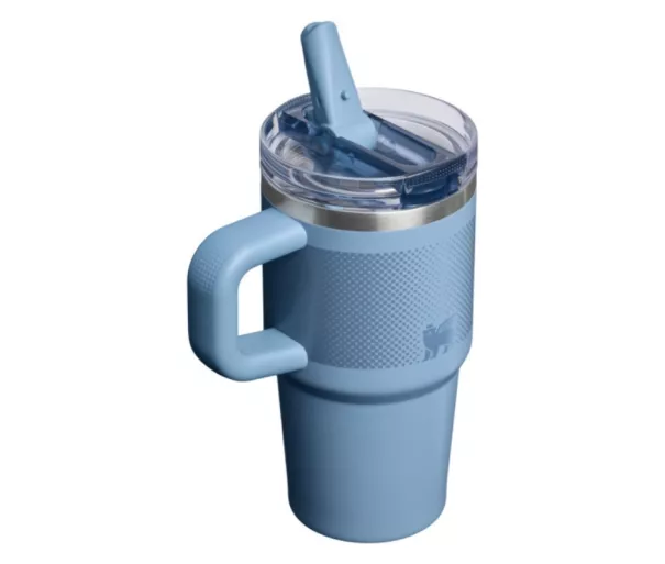 Термокружка с трубочкой The Quencher ProTour Flip Straw Tumbler 0.59L сине-фиолетового цвета