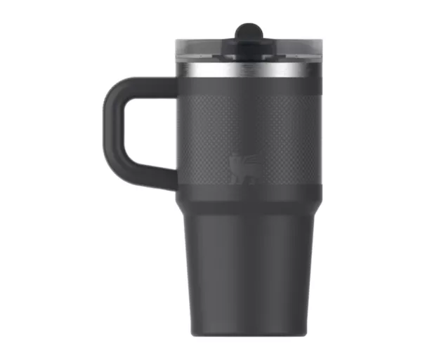 Термокружка с трубочкой The Quencher ProTour Flip Straw Tumbler 0.59L черная
