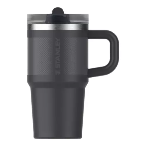 Термокружка с трубочкой The Quencher ProTour Flip Straw Tumbler 0.6 л, черная