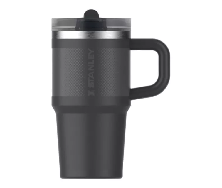 Термокружка с трубочкой The Quencher ProTour Flip Straw Tumbler 0.6 л, черная