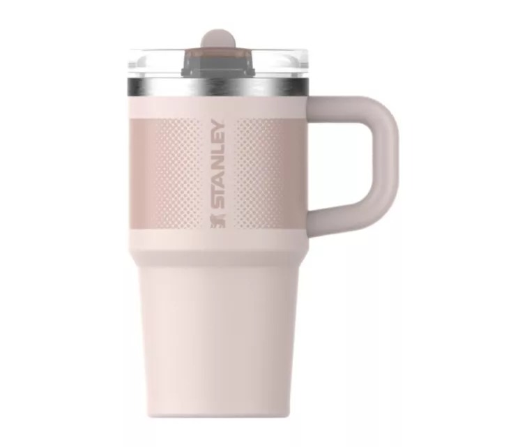 Thermo mug with straw The Quencher ProTour Flip Straw Tumbler 0.6L light pink