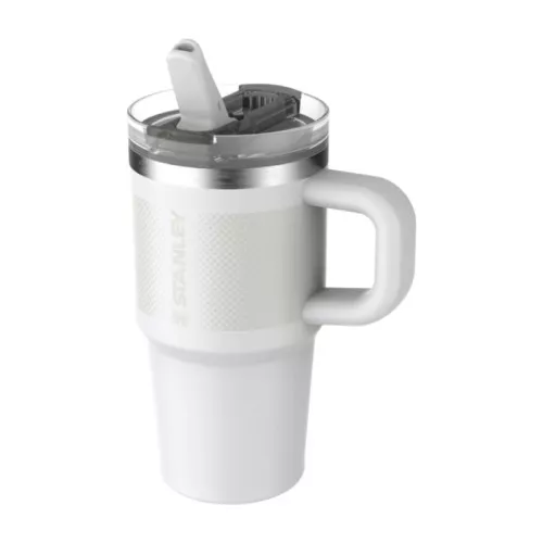 Термокружка с трубочкой The Quencher ProTour Flip Straw Tumbler 0.6 л, белая