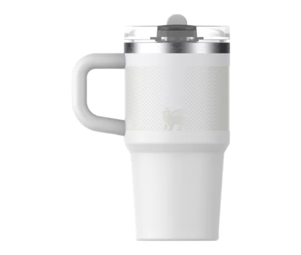 Термокружка с трубочкой The Quencher ProTour Flip Straw Tumbler 0.59L белого цвета
