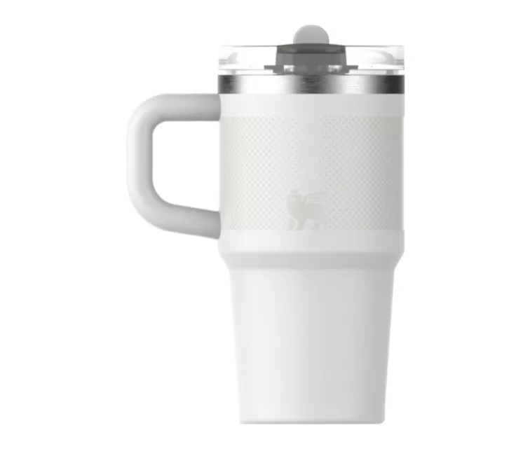 Термокружка с трубочкой The Quencher ProTour Flip Straw Tumbler 0.6 л, белая