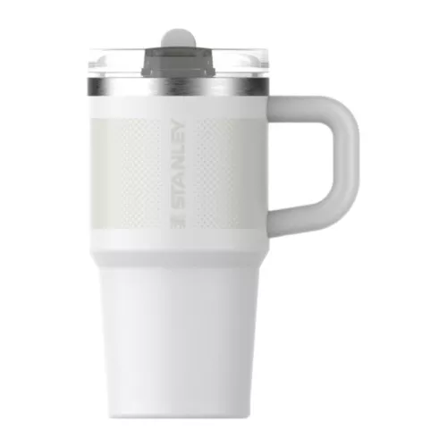 Термокружка с трубочкой The Quencher ProTour Flip Straw Tumbler 0.6 л, белая
