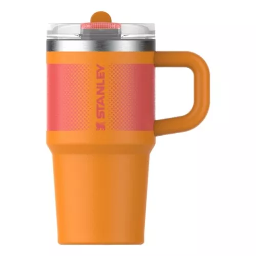 Термокружка с трубочкой The Quencher ProTour Flip Straw Tumbler 0.6 л, оранжевая