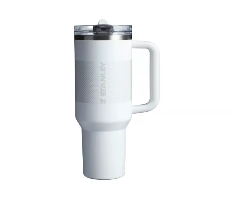 Termokrūze ar salmiņu The Quencher ProTour Flip Straw Tumbler 1.18L balta