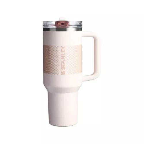 Thermo mug with straw The Quencher ProTour Flip Straw Tumbler 1.18L light pink