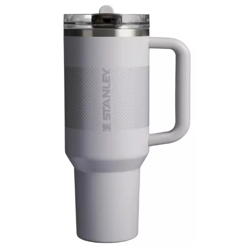 Thermo mug with straw The Quencher ProTour Flip Straw Tumbler 1.18L light gray
