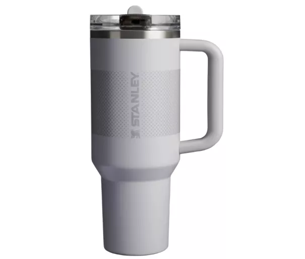 Термокружка с трубочкой The Quencher ProTour Flip Straw Tumbler 1.18 л светло-серая