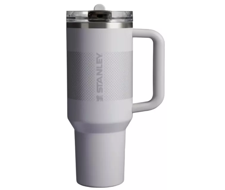 Termokrūze ar salmiņu The Quencher ProTour Flip Straw Tumbler 1.18L gaiši pelēka