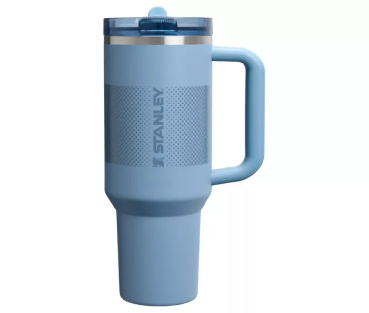 Thermo mug with straw The Quencher ProTour Flip Straw Tumbler 1.18L blue-violet