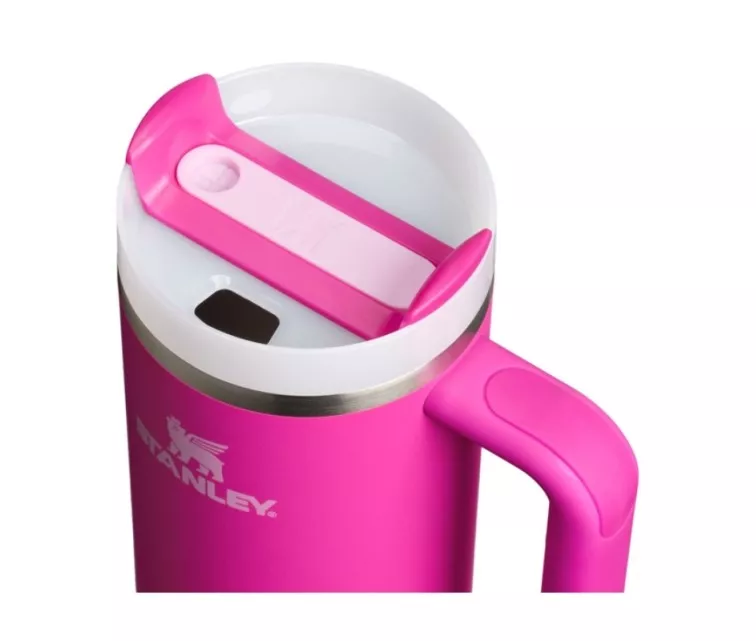 Termospuodelis su šiaudeliu The Quencher H2.O FlowState Tumbler 0.89L fuksija