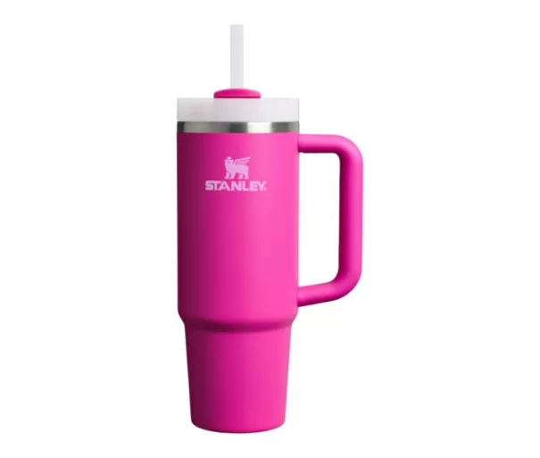 Termospuodelis su šiaudeliu The Quencher H2.O FlowState Tumbler 0.89L fuksija