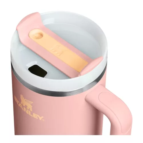 Thermo mug with straw The Quencher H2.O FlowState Tumbler 1.18L peach pink