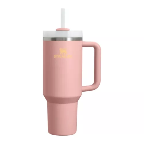 Thermo mug with straw The Quencher H2.O FlowState Tumbler 1.18L peach pink