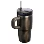 Termosinis puodelis su šiaudeliu „The Quencher H2.0 Fluted Tumbler 0.6“, blizgios metalo rudos spalvos